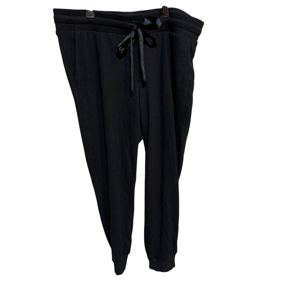 Torrid 12 Black Knit Super Soft Sleep Joggers Athleisure Casual Size 0 Large NEW